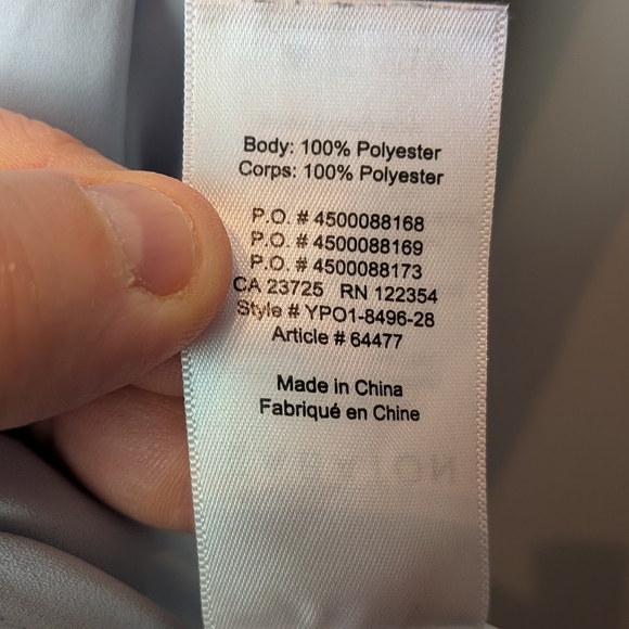 BABATON ARITZIA Wallace Dress Baby Blue Color Size XS Wrap Mini Dress - Picture 10 of 13